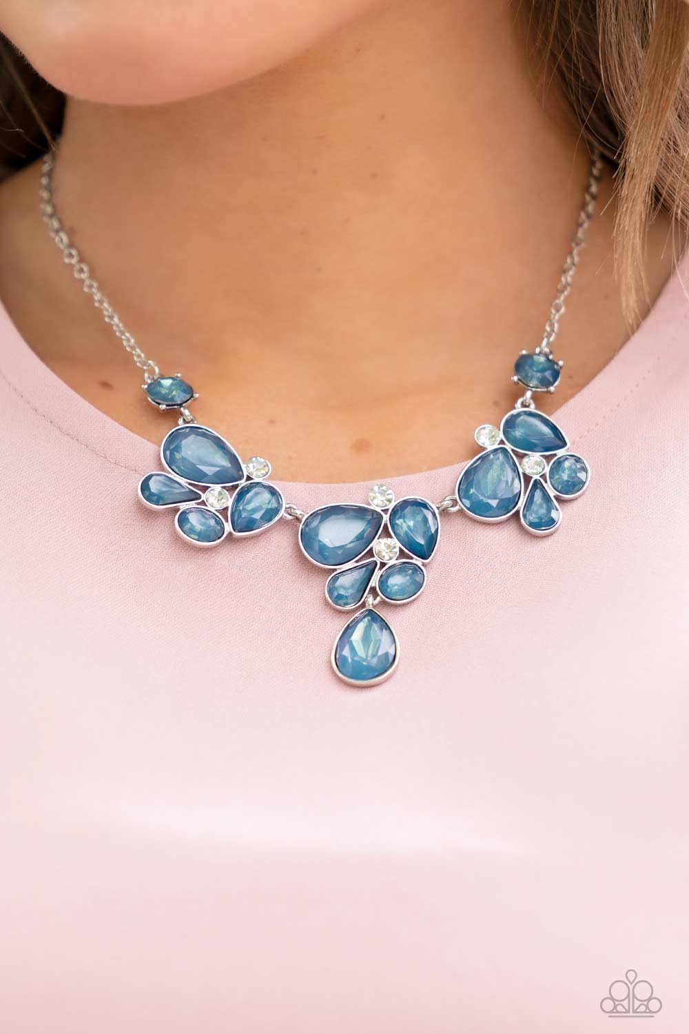Everglade Escape - Blue Necklace Set Exclusive Fall 2022 - Princess Glam Shop
