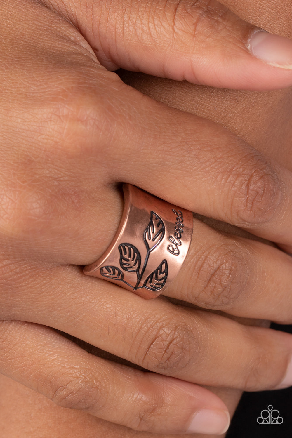 Blessed with Bling - Copper Ring - Princess Glam Shop