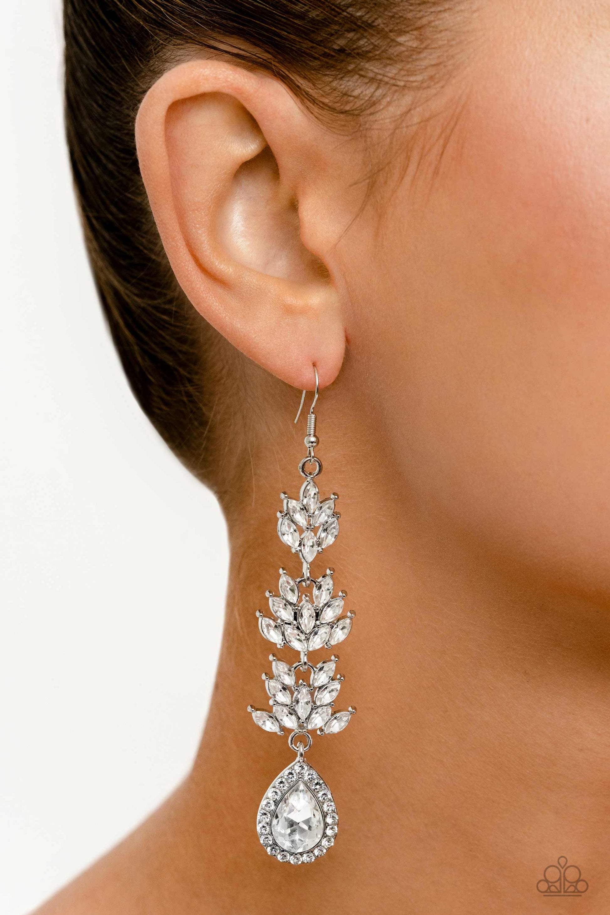 Water Lily Whimsy - White Earrings February 2023 Life of the Party Exclusive Preorder - Princess Glam Shop