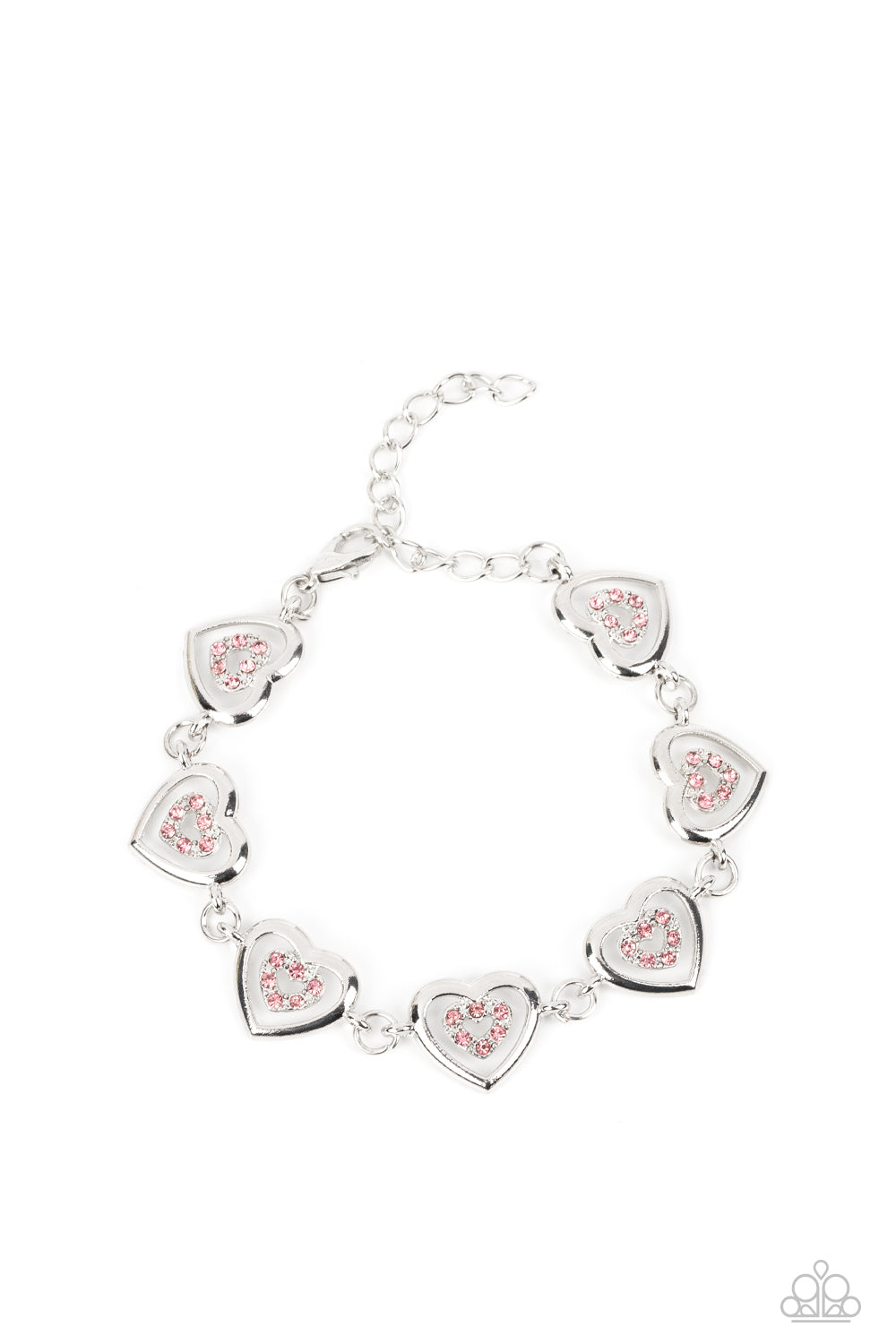 Catching Feelings - Pink Heart Bracelet Preorder - Princess Glam Shop