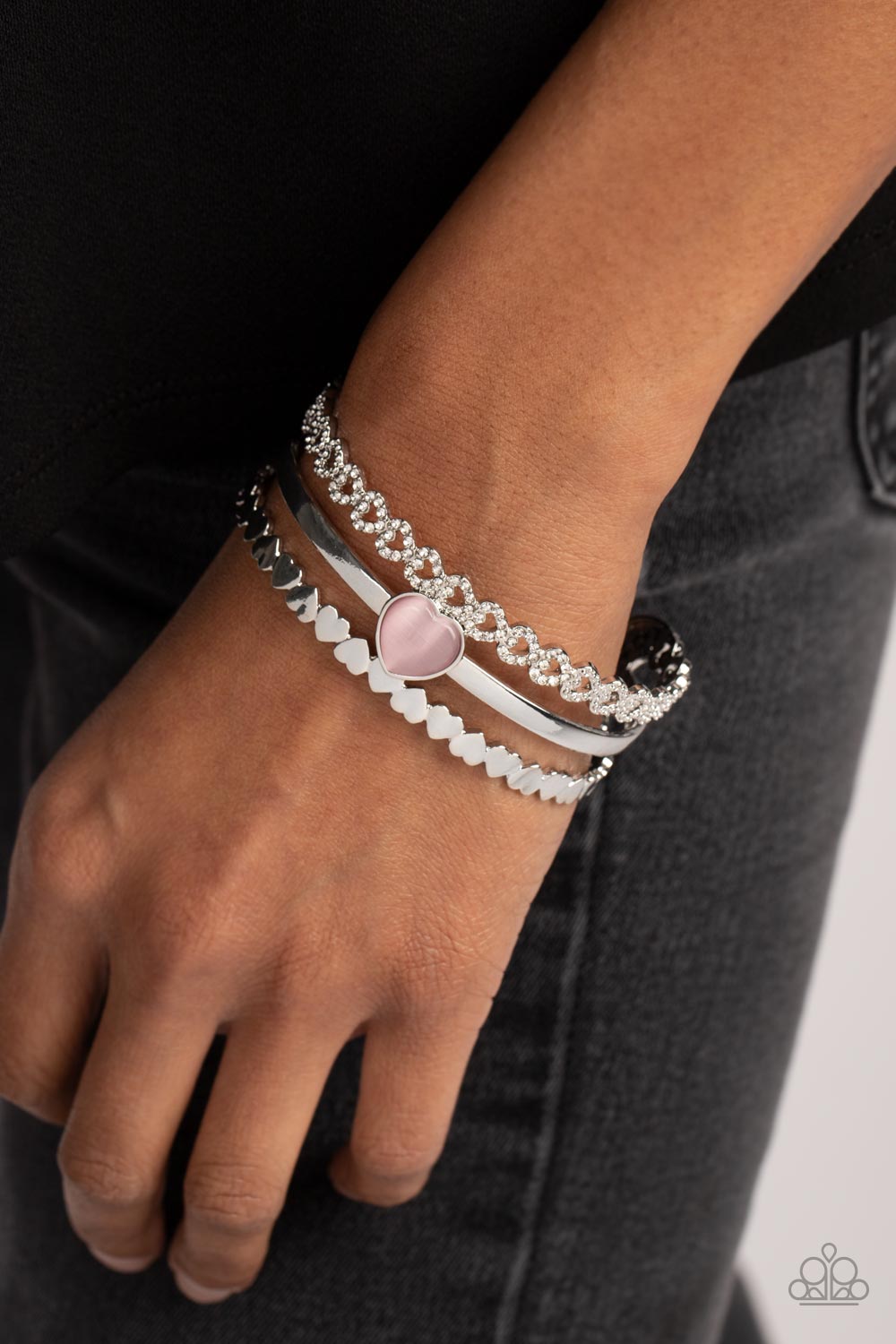 You Win My Heart - Pink Cuff Bracelet - Princess Glam Shop