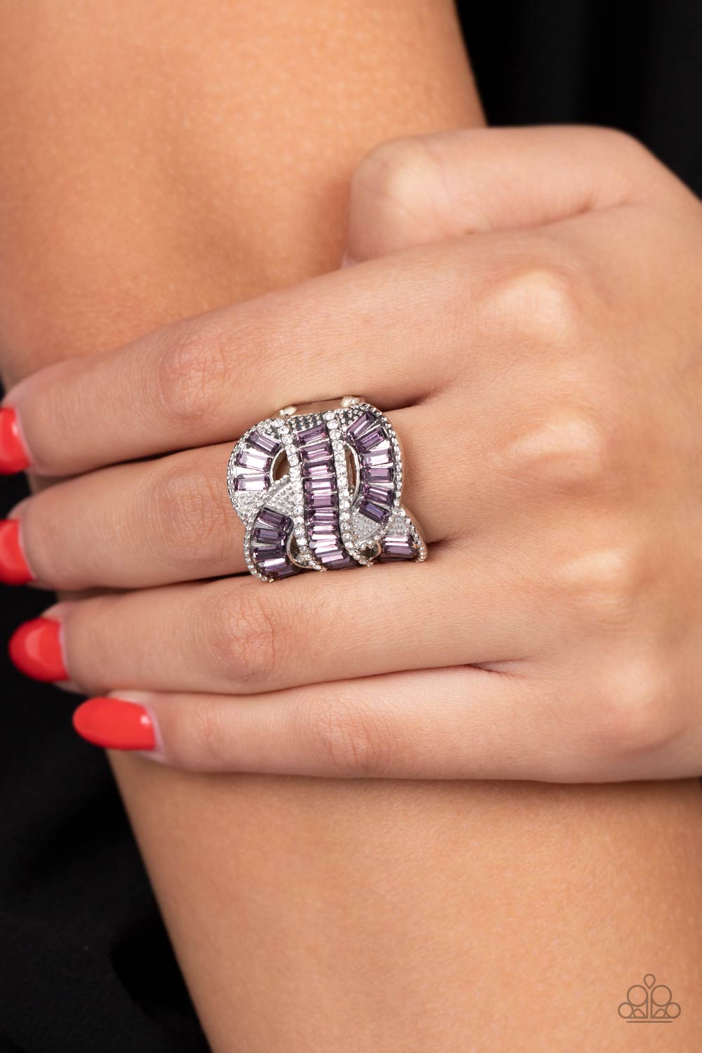 Six-Figure Flex - Purple Ring - Princess Glam Shop
