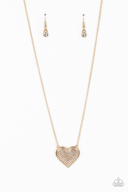 Spellbinding Sweetheart - Gold Necklace Set - Princess Glam Shop