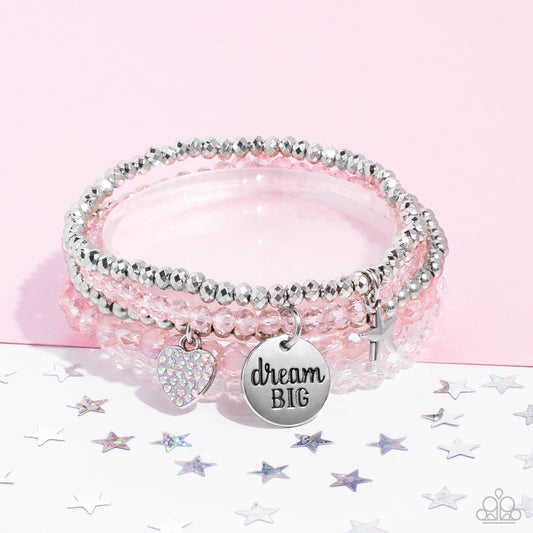Teenage DREAMER - Pink Bracelet - Princess Glam Shop