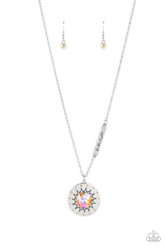 Sundial Dance - Orange Necklace Set - Princess Glam Shop