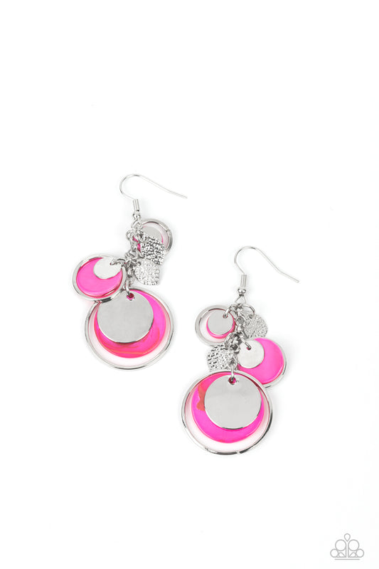 Saved by the SHELL - Pink Earrings