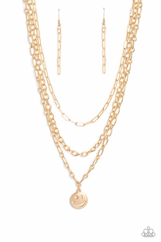 Winking Wanderer - Gold Necklace Set Exclusive Preorder - Princess Glam Shop