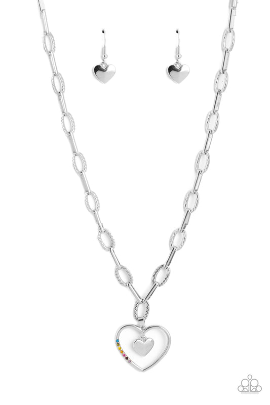 Refulgent Romance - Multi Necklace Set