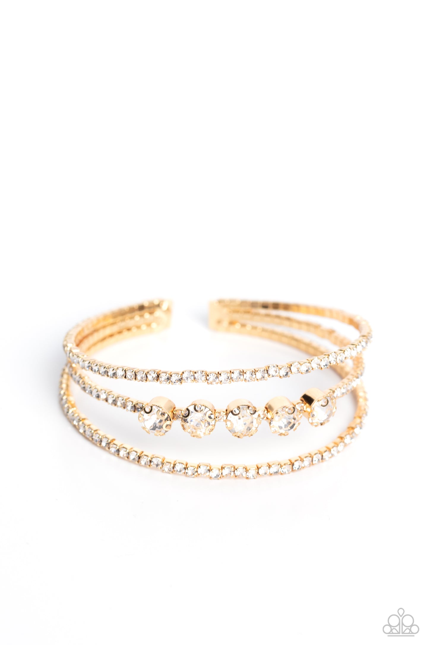 Lucid Layers - Gold Cuff Bracelet