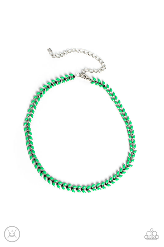 Grecian Grace - Green Necklace Set Exclusive Preorder - Princess Glam Shop