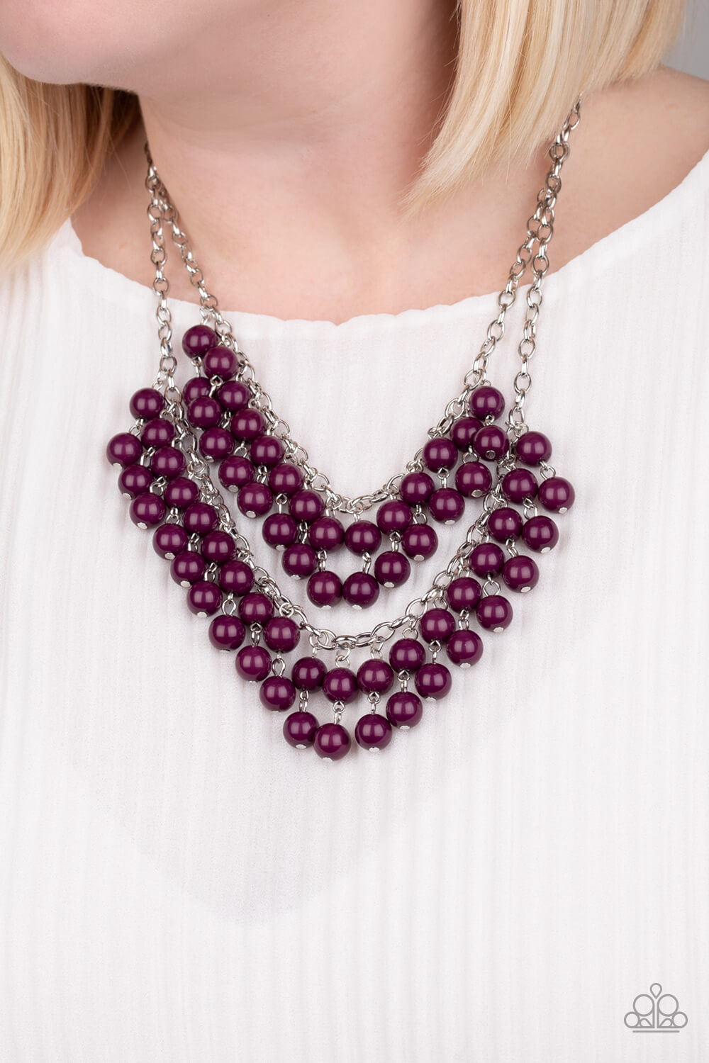 Bubbly Boardwalk - Purple Necklace Set - Princess Glam Shop
