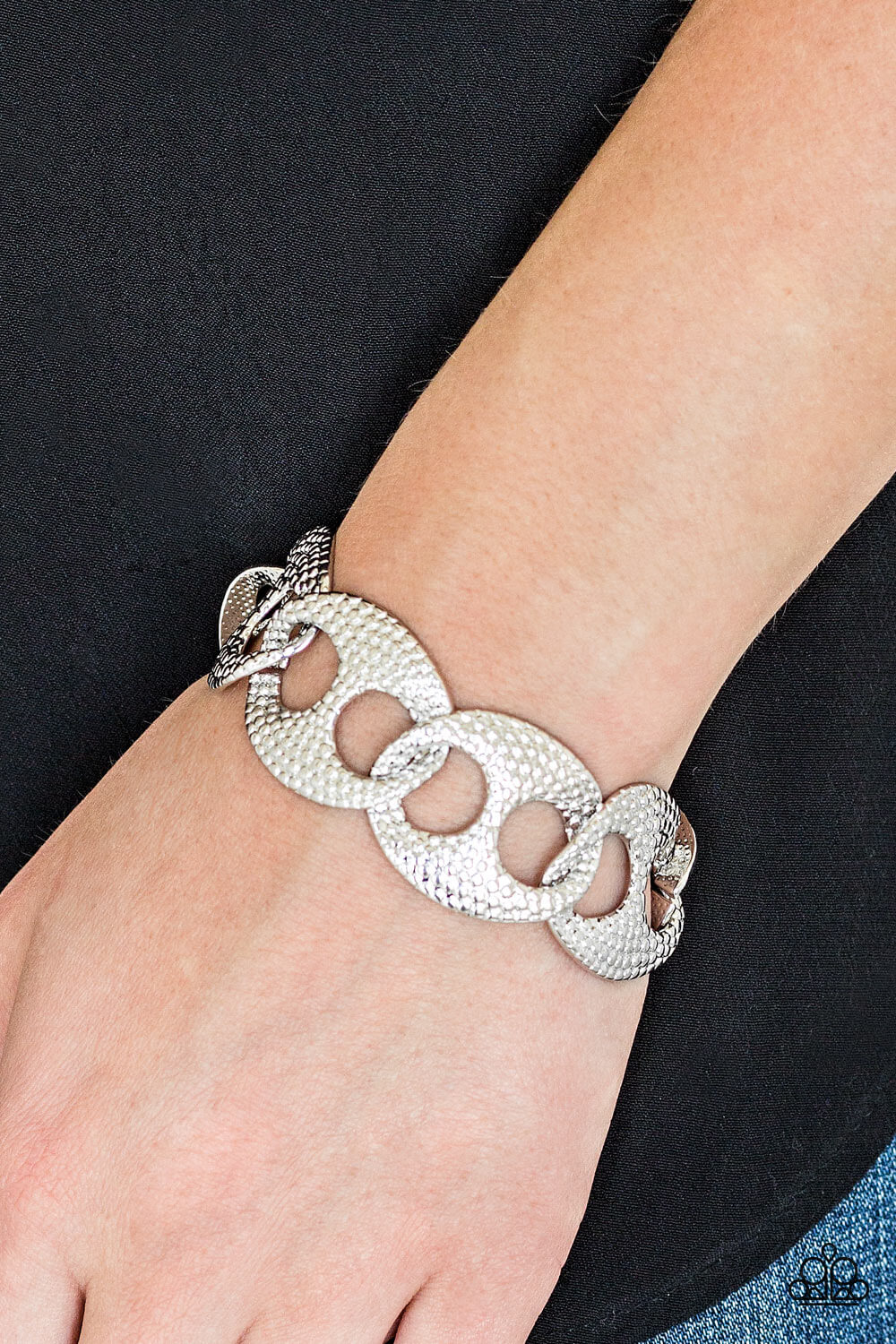 Casual Connoisseur - Silver Link Bracelet - Princess Glam Shop