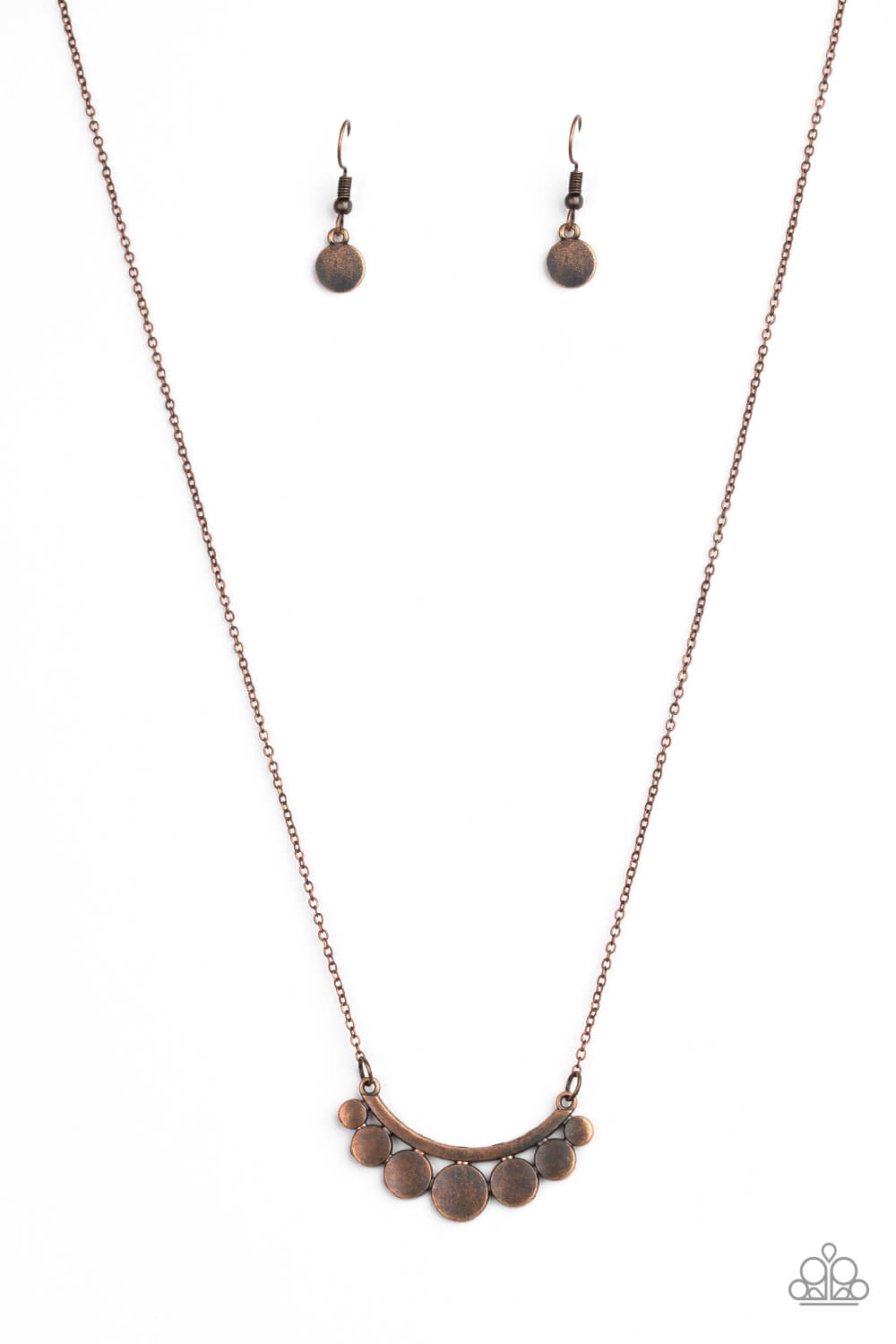 Melodic Metallics - Copper Necklace Set - Princess Glam Shop