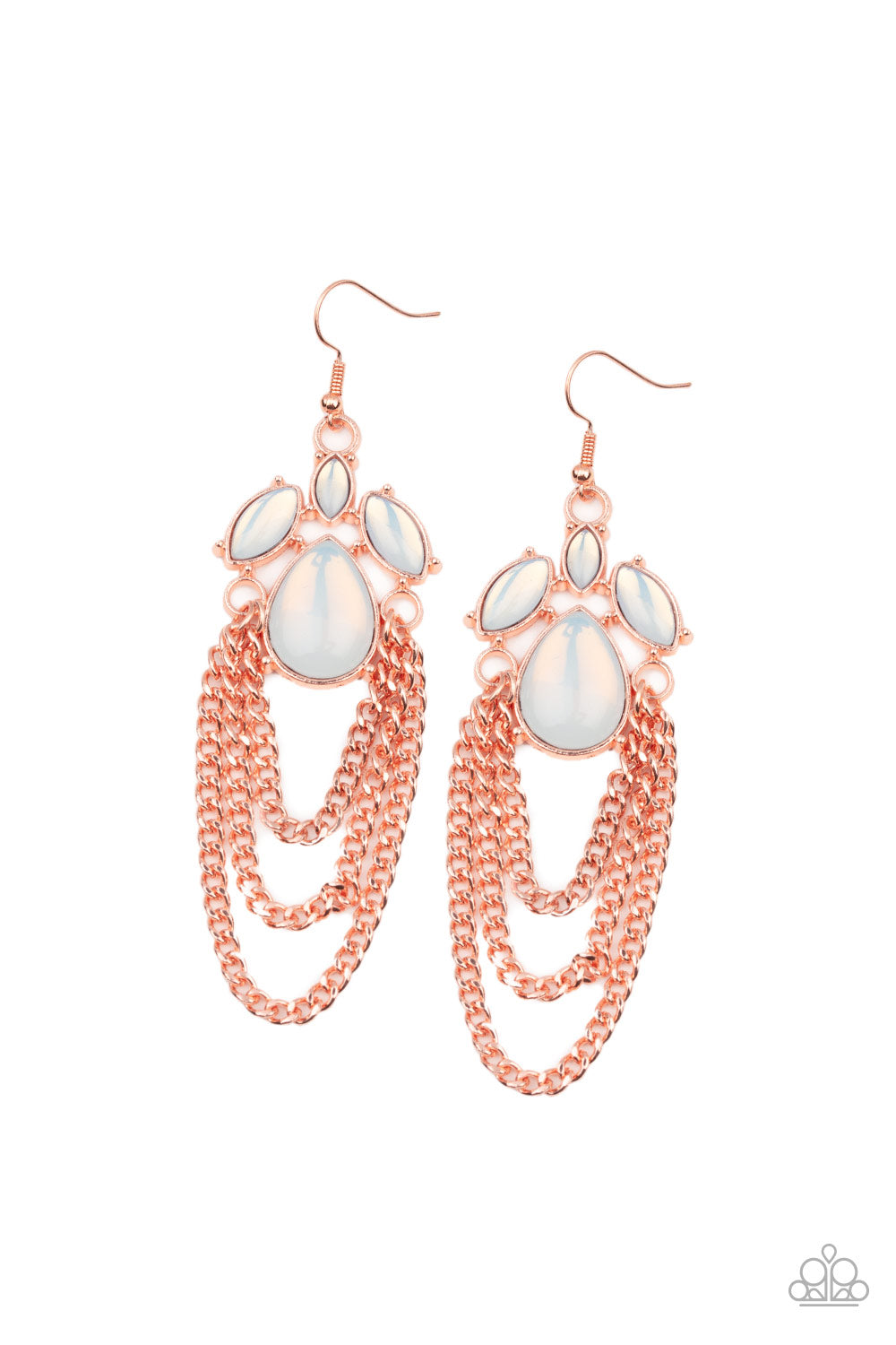 Opalescence Essence - Copper Earrings - Princess Glam Shop