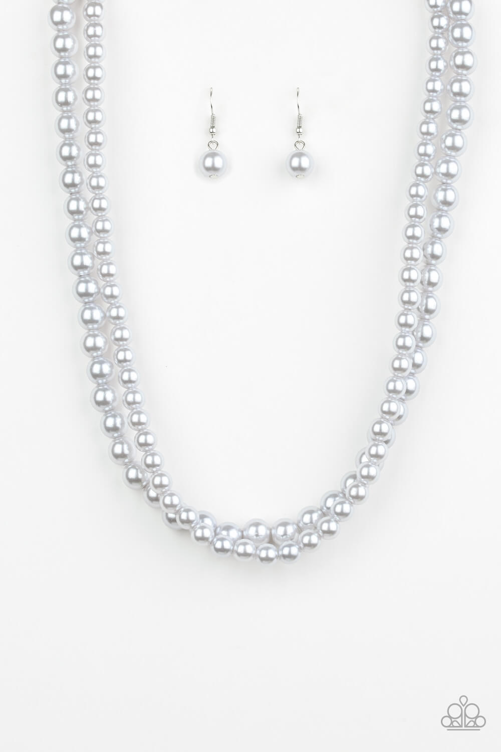 Woman Of The Century - Silver Necklace Set - Princess Glam Shop