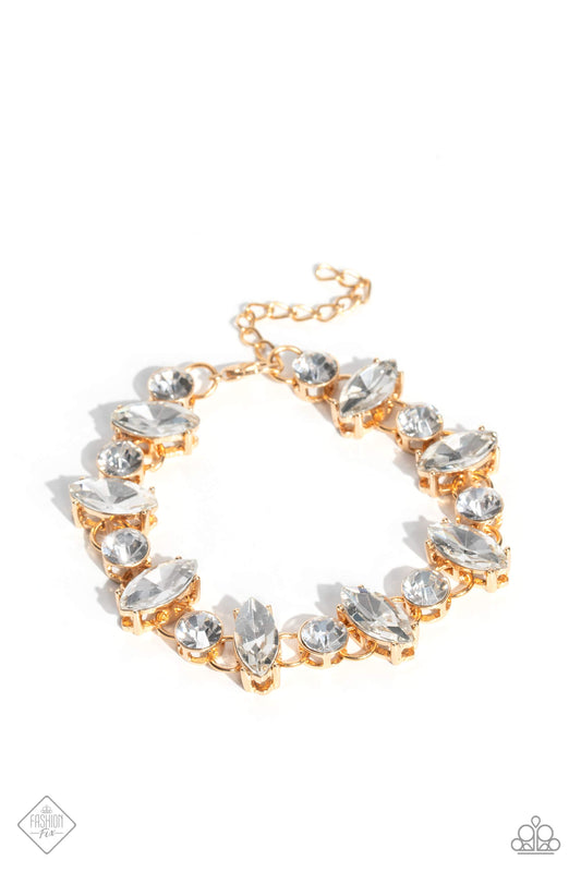 Exclusively Extravagant - Gold Bracelet March 2023 Fashion Fix Exclusive