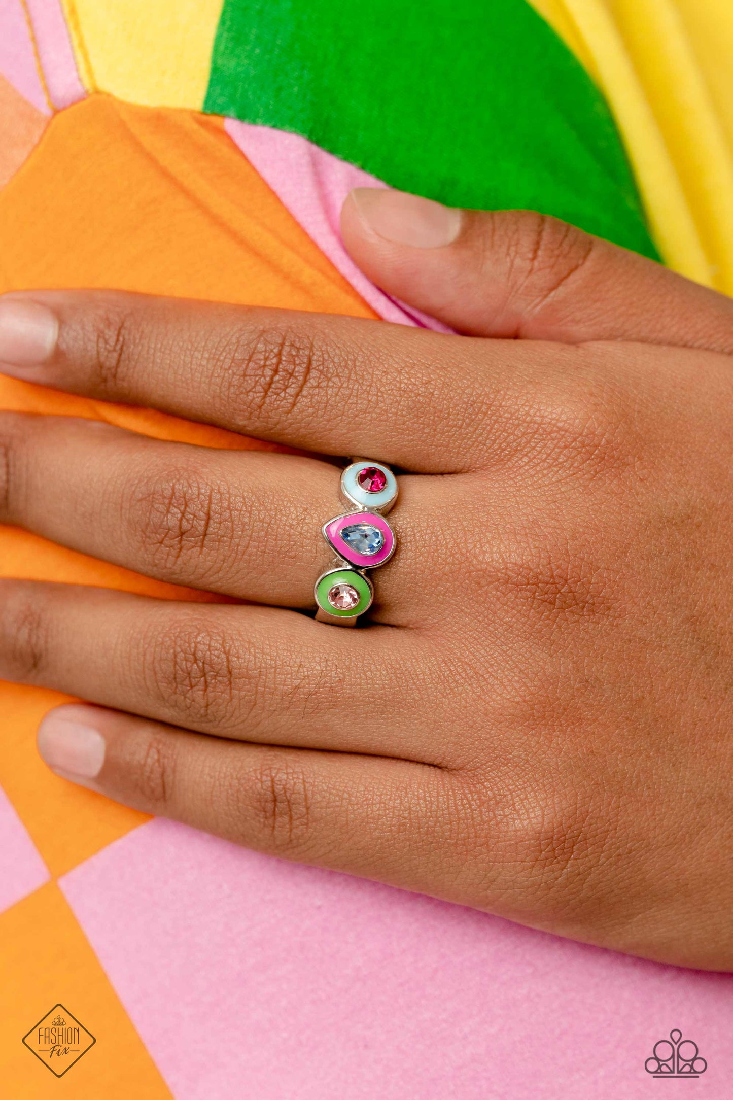 Colorblock Chic - Multi Ring May 2023 Fashion Fix Exclusive
