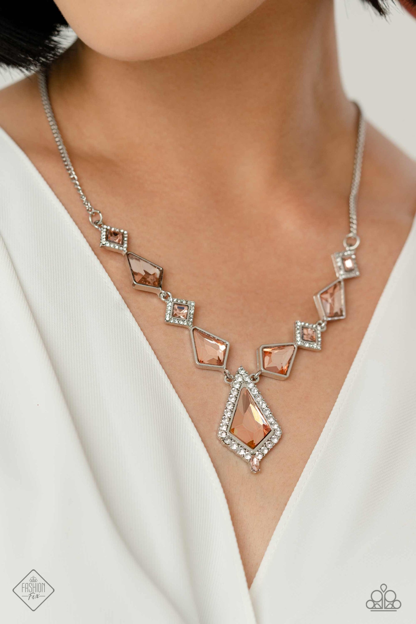Sharp Showroom - Orange Necklace Set May 2023 Fashion Fix Exclusive