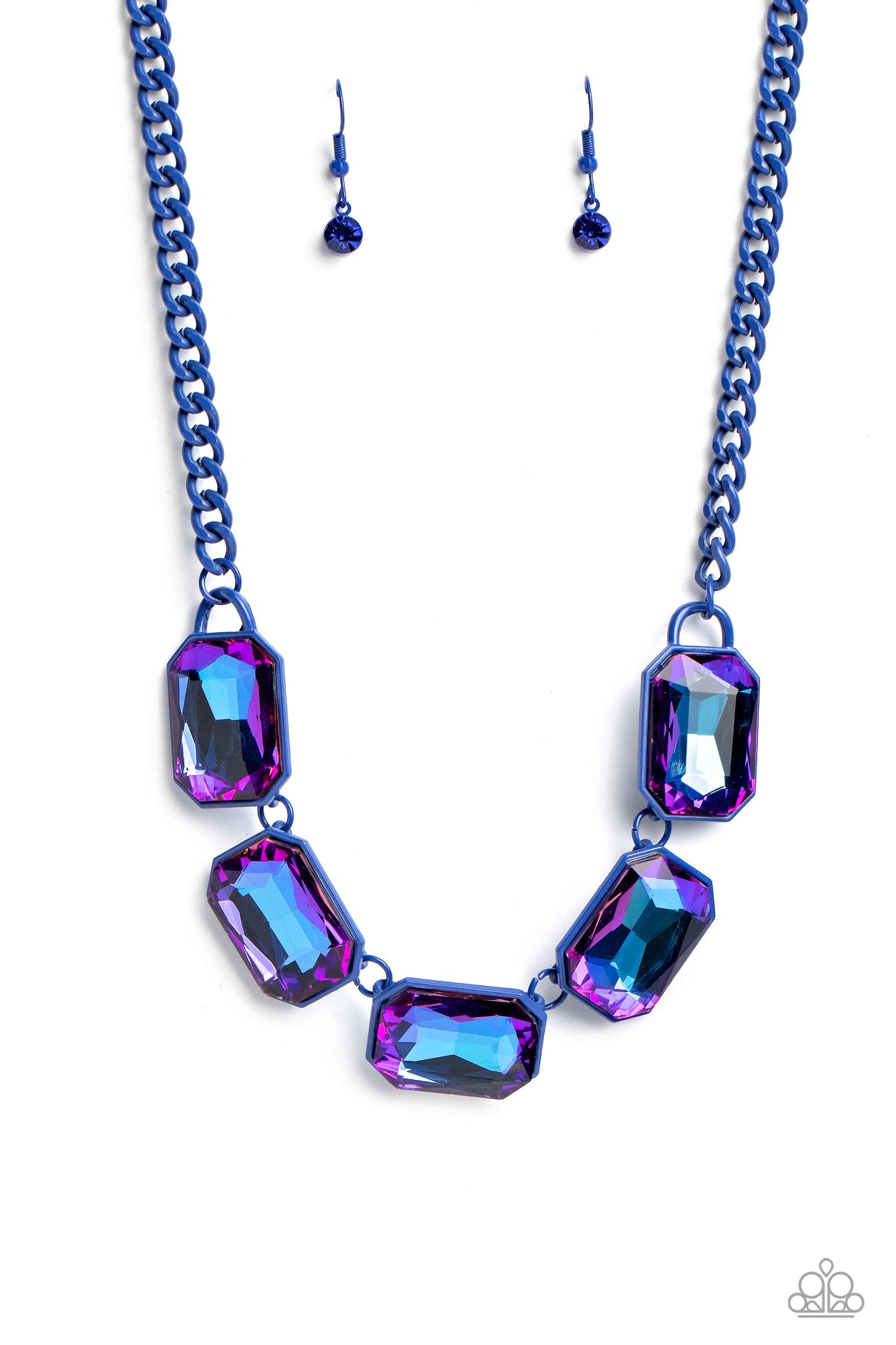 Emerald City Couture - Blue Necklace Set June 2023 Life of the Party Exclusive