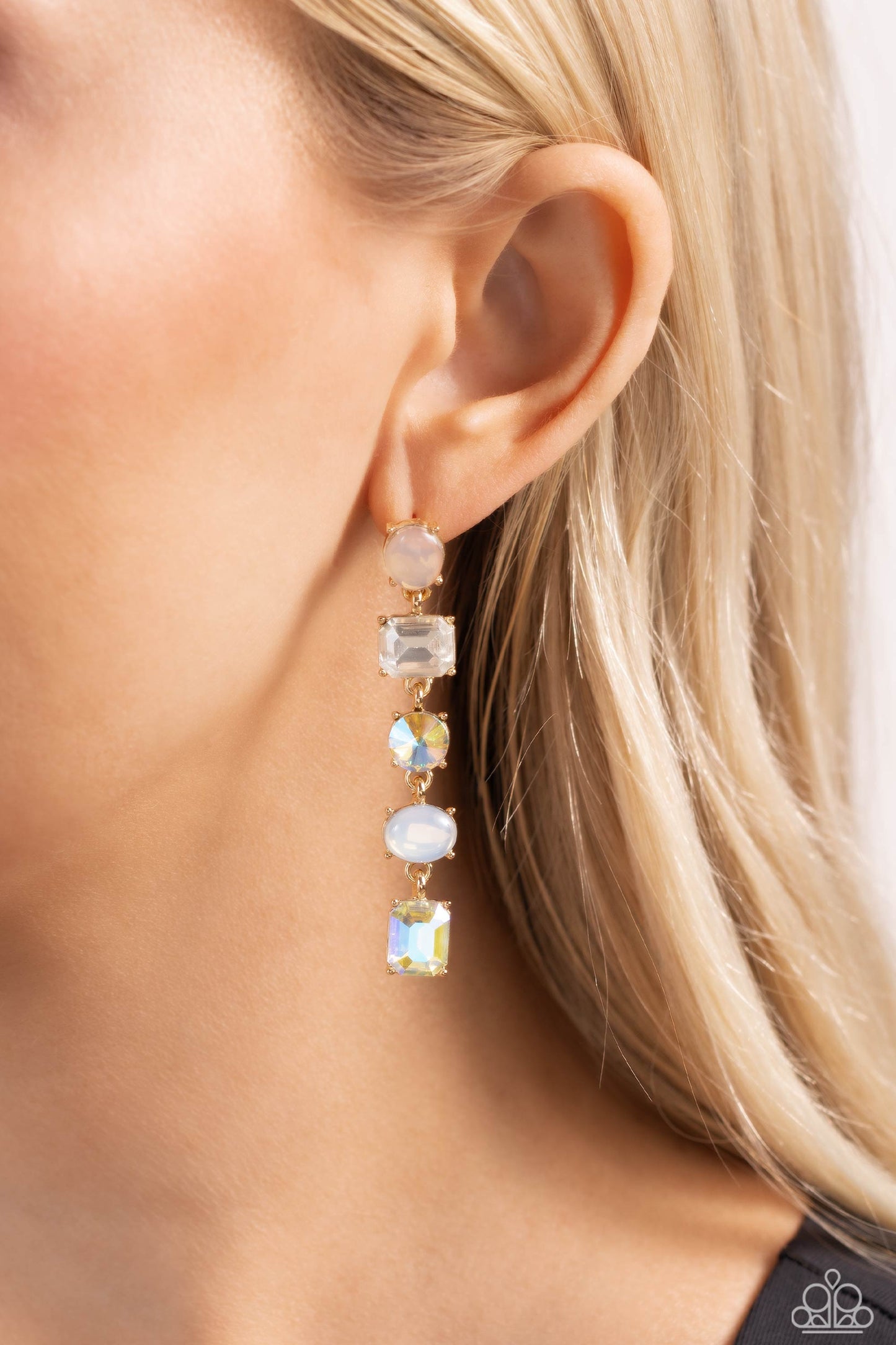 Sophisticated Stack - Gold Multi Earrings