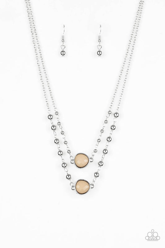 Colorfully Charming - Brown Necklace Set - Princess Glam Shop