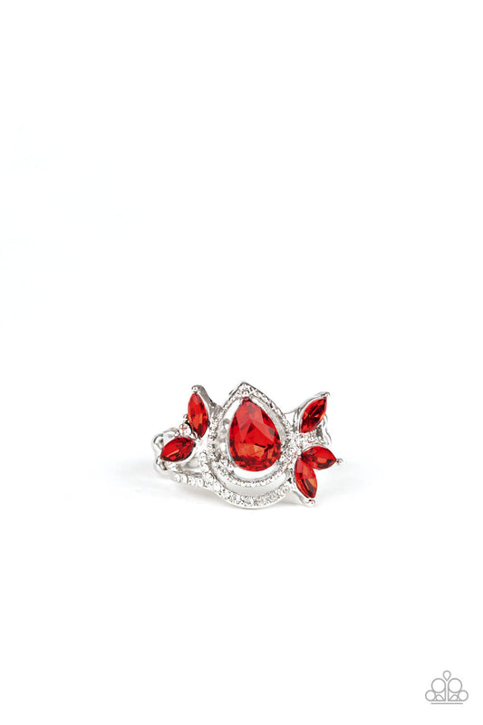 Eden Elegance - Red Ring - Princess Glam Shop