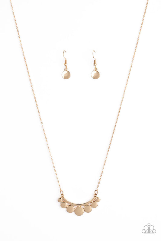 Melodic Metallics - Gold Necklace Set - Princess Glam Shop