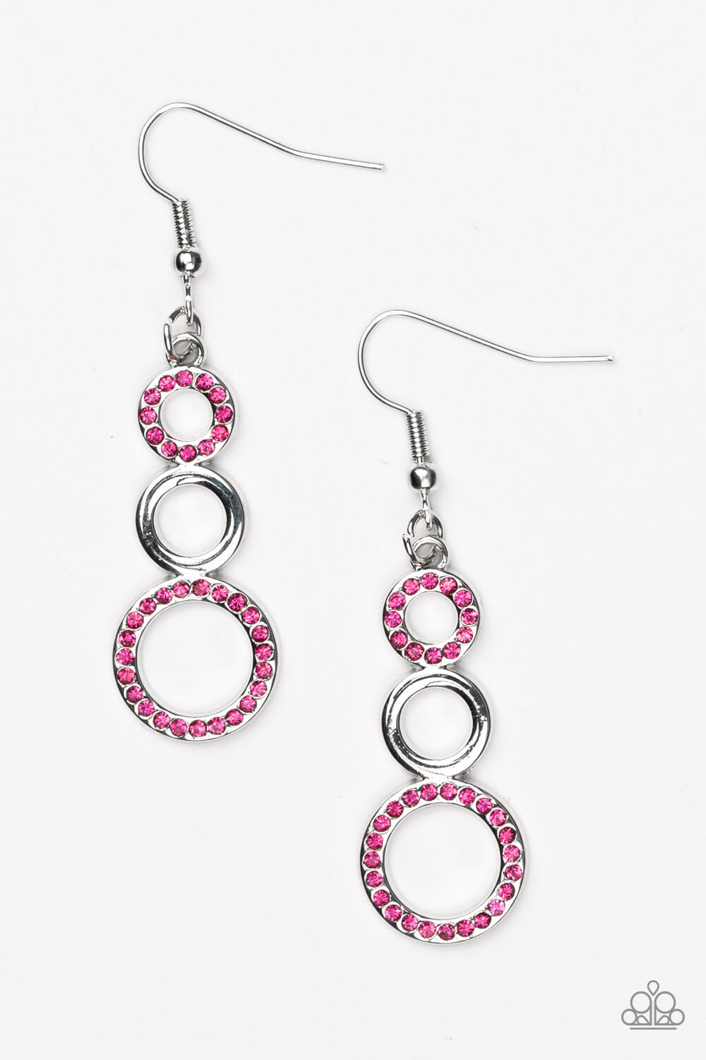Bubble Bustle Pink Earrings - Princess Glam Shop