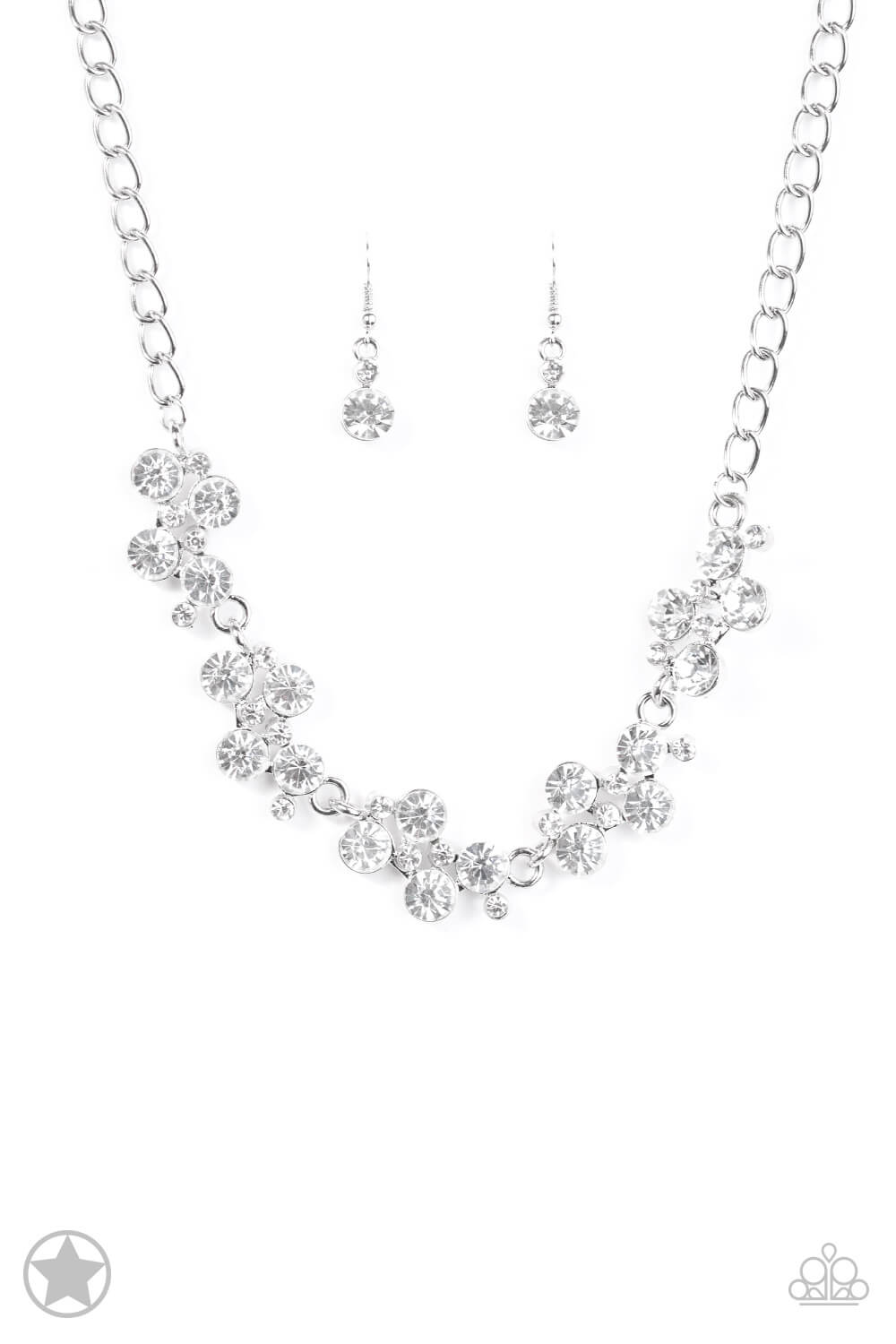Hollywood Hills White Necklace Set - Princess Glam Shop
