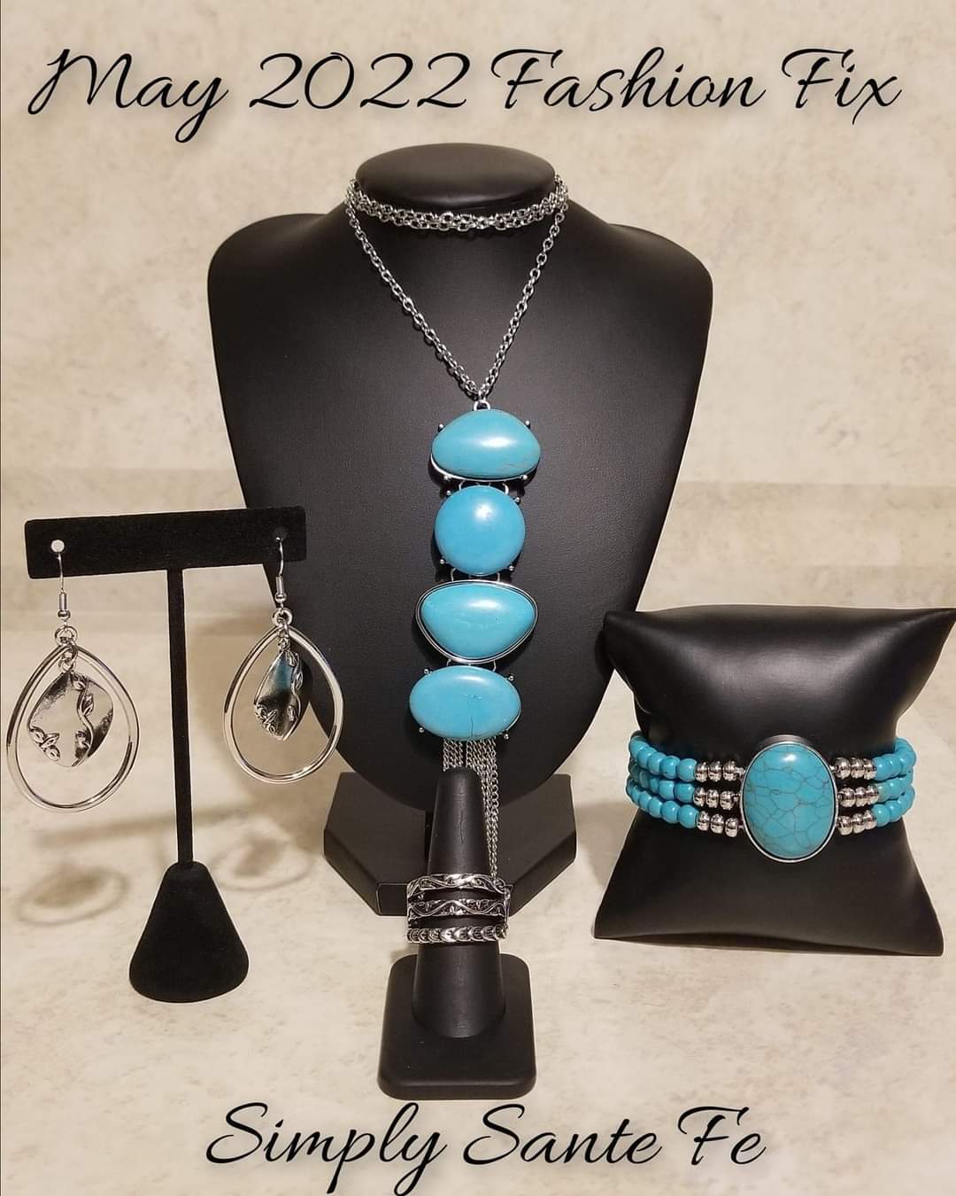 Simply Santa Fe - Blue Complete Trend Blend May 2022 Fashion Fix Exclusive Set - Princess Glam Shop