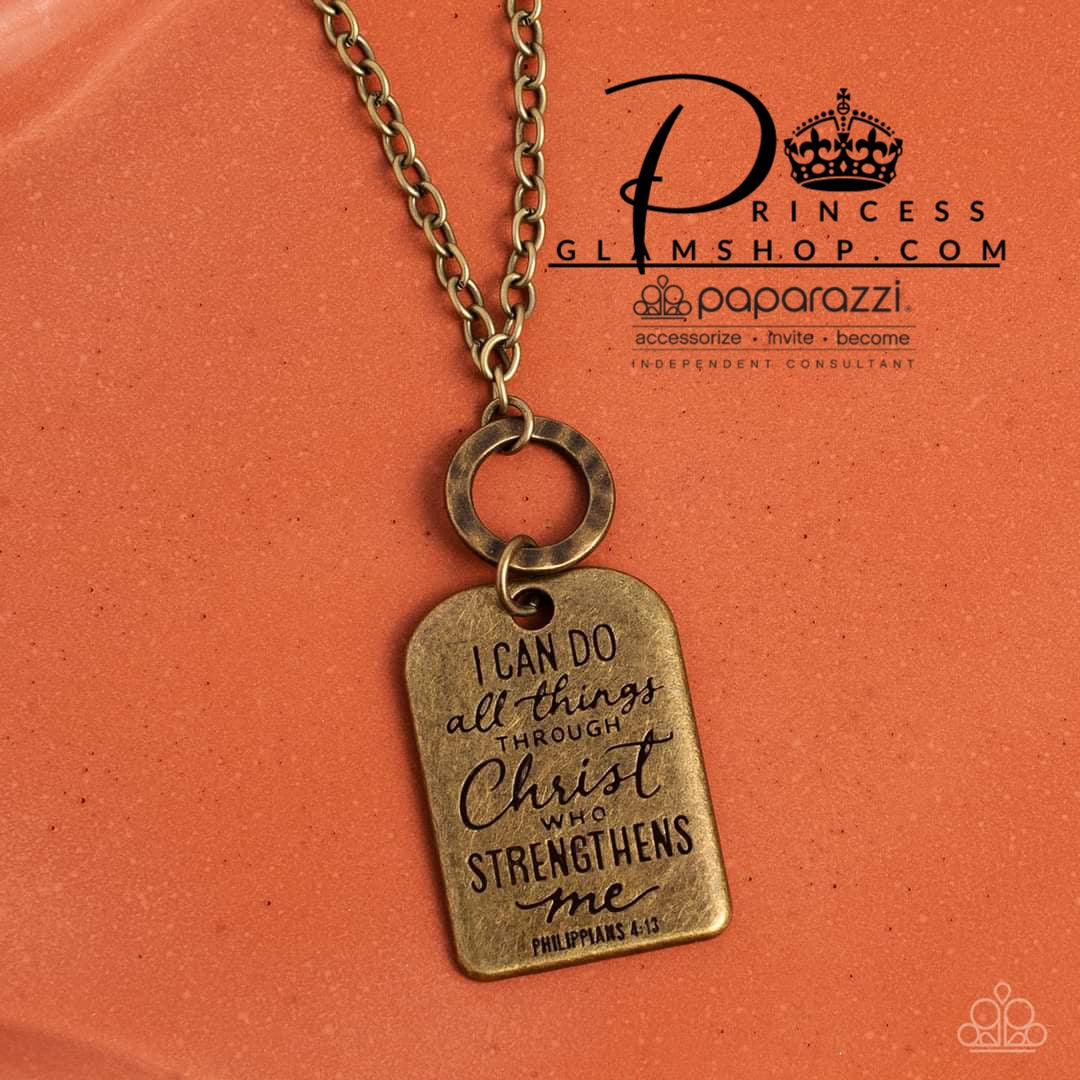 Persevering Philippians - Brass Necklace Set - Princess Glam Shop