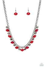 Runway Rebel - Red Necklace Set - Princess Glam Shop