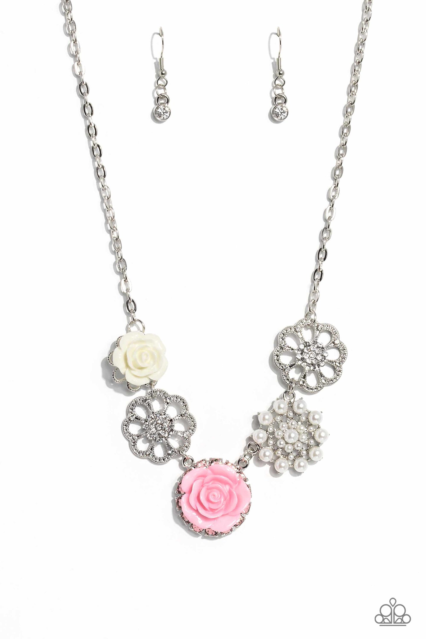 Tea Party Favors & Tea Party Theme - Pink Necklace Set  & Bracelet Combo April 2023 Life of the Party Exclusive