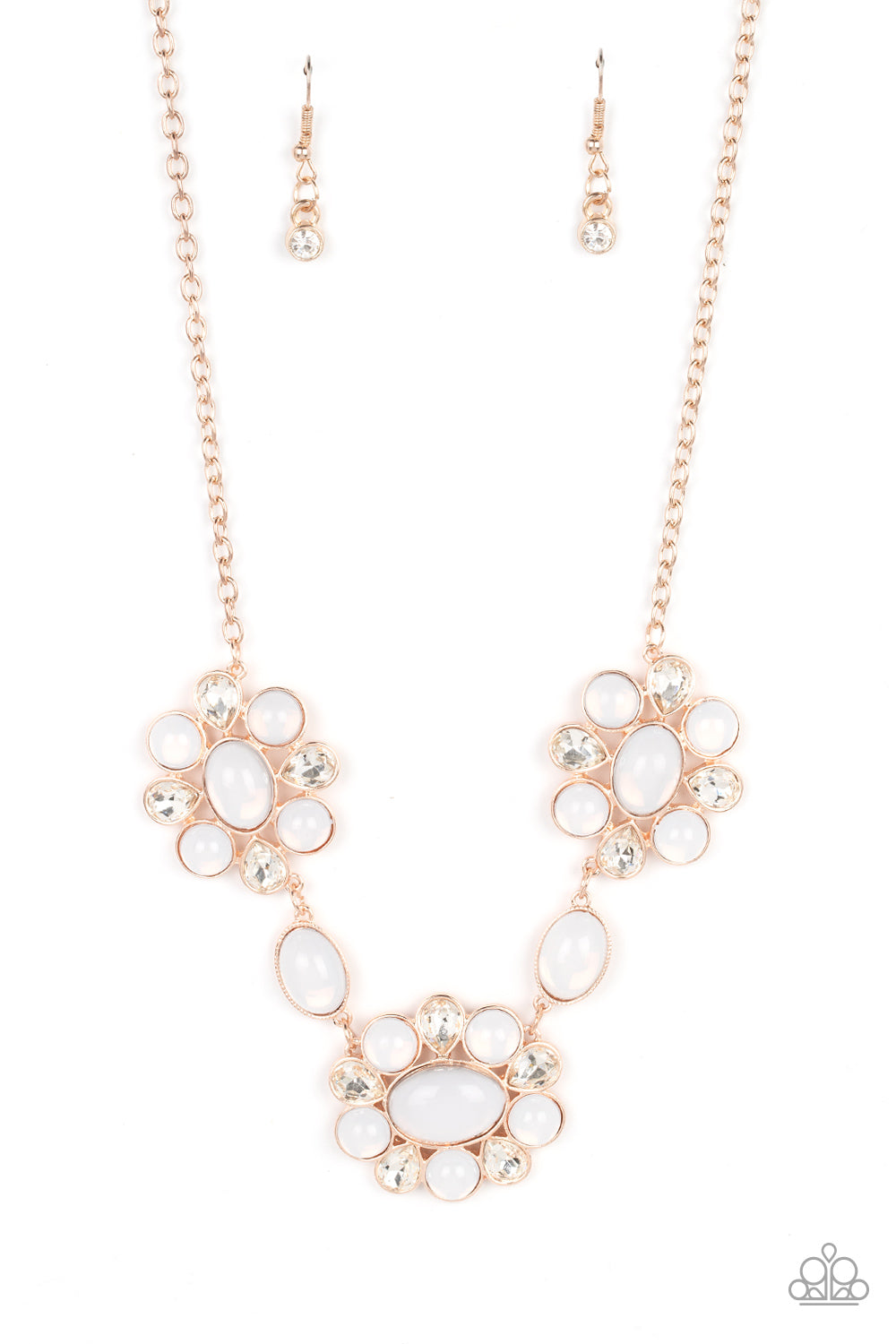 Your Chariot Awaits - Rose Gold Necklace Set October 2022 Life of the Party Exclusive - Princess Glam Shop