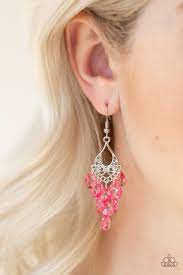 What Happens In Maui - Pink Earrings - Princess Glam Shop