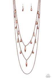 Bravo Bravado - Copper Necklace Set - Princess Glam Shop