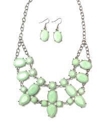 Goddess Glow - Green Exclusive Necklace Set - Princess Glam Shop