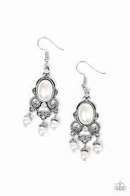 I Better Get GLOWING - White Earrings - Princess Glam Shop
