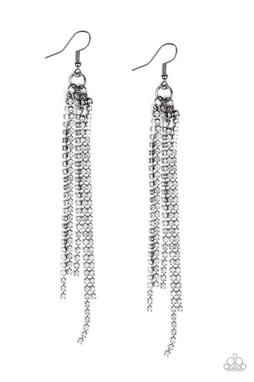 Center Stage Status Black Life of the Party Exclusive Earrings - Princess Glam Shop